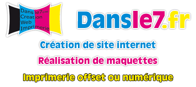 Création de site internet et imprimerie à Marseille dansle7.fr